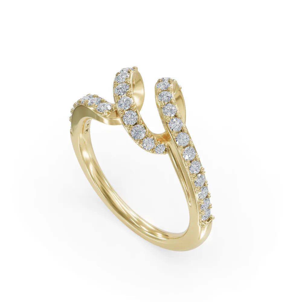 Swirl Ring | Engagement Diamond Ring