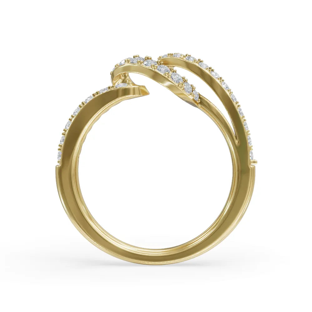 Swirl Ring | Engagement Diamond Ring