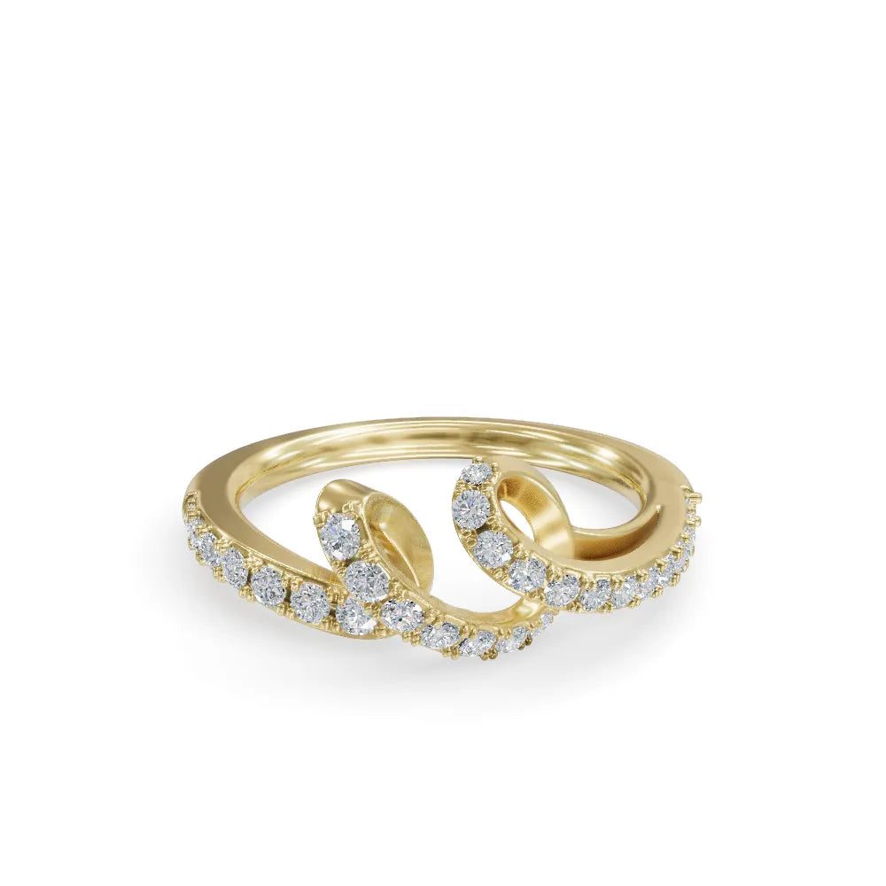 Swirl Ring | Engagement Diamond Ring