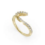 Load image into Gallery viewer, Flow Ring - 925 Sterling Silver Lab Grown Classic Diamond Ring