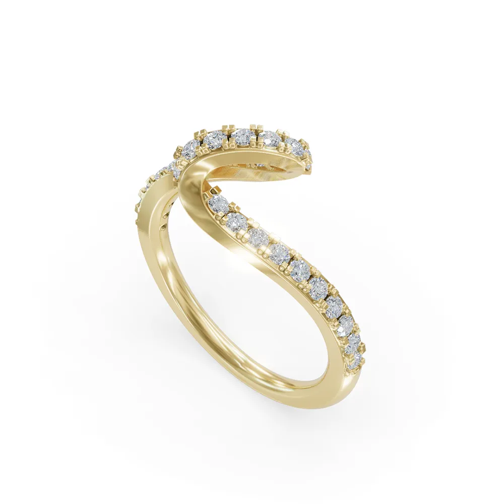 Flow Ring | Engagement Rings For Women | Classic Diamond Ring