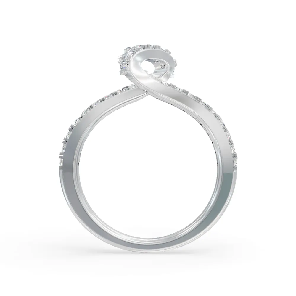 Flow Ring | Engagement Rings For Women | Classic Diamond Ring