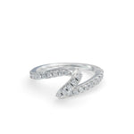 Load image into Gallery viewer, Flow Ring - 925 Sterling Silver Lab Grown Classic Diamond Ring