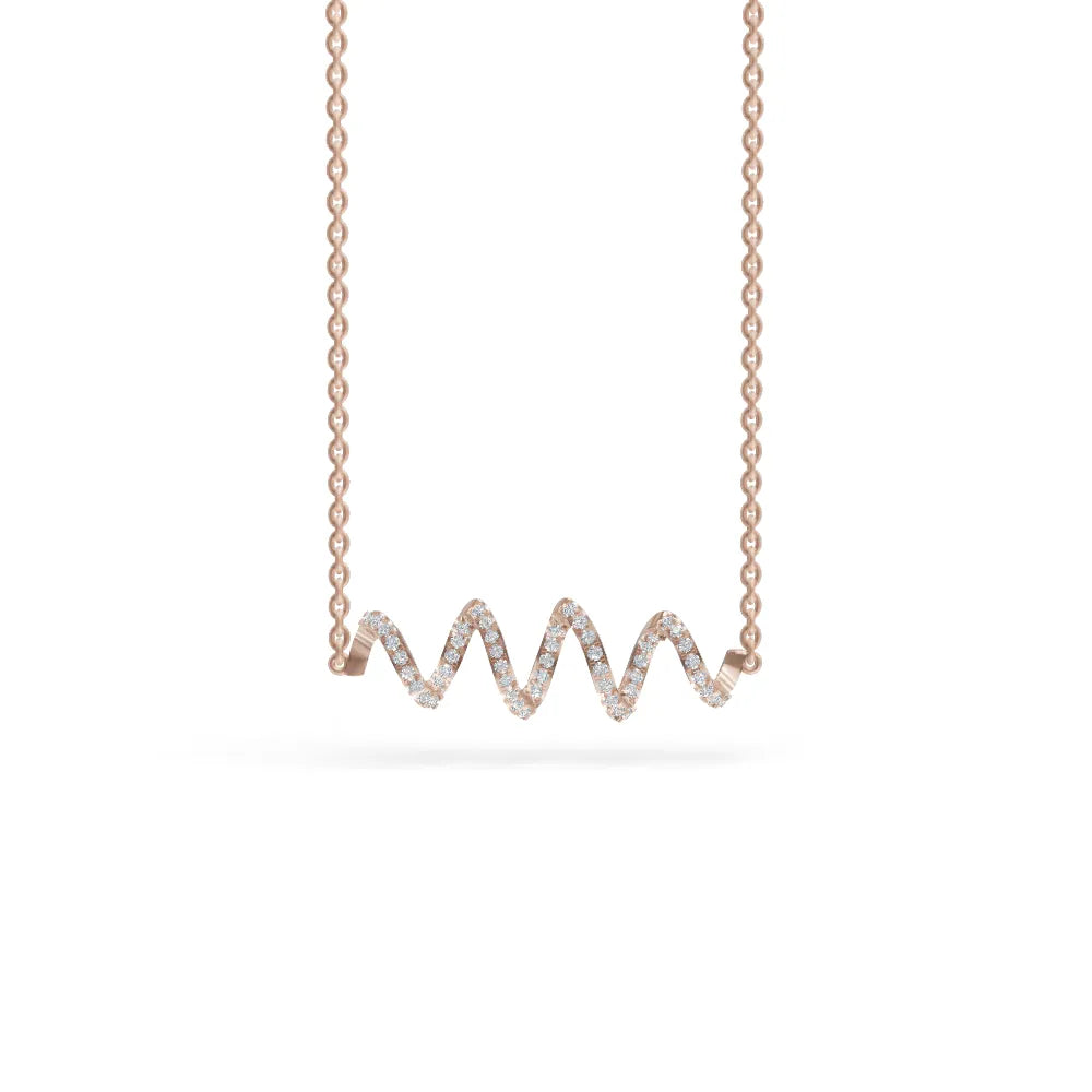 Wavelet Pendant | Diamond Pendant For Women