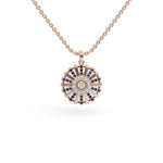 Load image into Gallery viewer, Sapphire Sunray Pendant