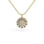 Load image into Gallery viewer, Sapphire Sunray Pendant