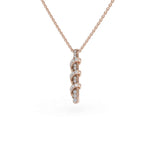 Load image into Gallery viewer, Spiral Pendant | Diamond Locket | Statement Diamond Jewelry