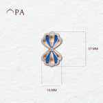 Load image into Gallery viewer, Ocean Clover Pendant  | Pendant Chain Diamond