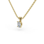 Load image into Gallery viewer, Oval Pendant  | Diamond Pendant | Everday Pendant | Fine Jewelry