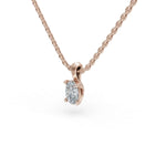 Load image into Gallery viewer, Oval Pendant  | Diamond Pendant | Everday Pendant | Fine Jewelry
