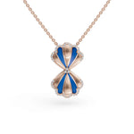 Load image into Gallery viewer, Ocean Clover Pendant  | Pendant Chain Diamond