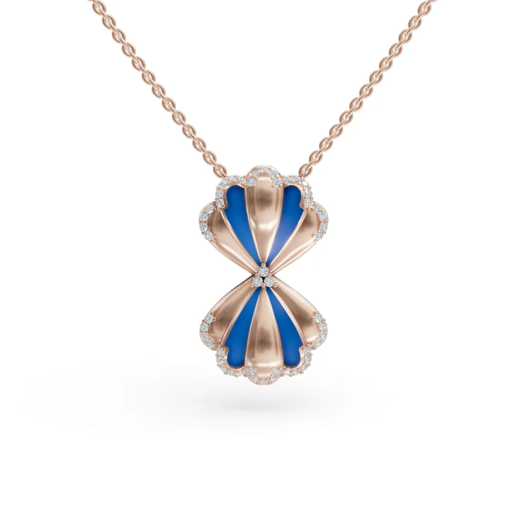 Ocean Clover Pendant  | Pendant Chain Diamond