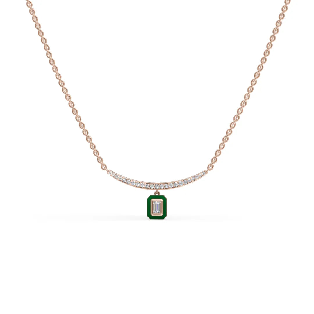 Diamond Arc Pendant