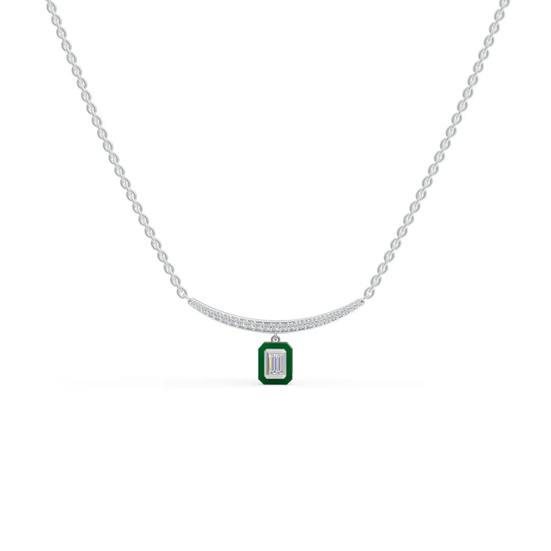 Diamond Arc Pendant
