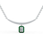 Load image into Gallery viewer, Diamond Arc Pendant