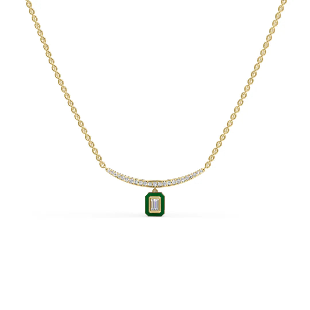 Diamond Arc Pendant