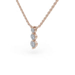 Load image into Gallery viewer, Past Present Future Pendant | Fine Jewelry | Diamond necklace for women