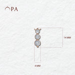 Load image into Gallery viewer, Past Present Future Pendant | Fine Jewelry | Diamond necklace for women