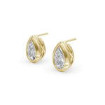 Load image into Gallery viewer, Pear Diamond Studs | Diamond Studs For Women