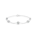 Load image into Gallery viewer, Princess Diamond Bracelet | Diamond Bracelets For Ladies | Diamond Bracelets