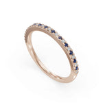 Load image into Gallery viewer, Timeless Blue 925 Sterling Silver Lab Grown Diamond Ring