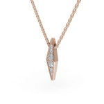 Load image into Gallery viewer, Sitara 925 Sterling Silver Lab Grown Diamond Pendant.