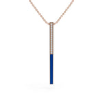 Load image into Gallery viewer, Sleek blue pendant