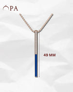 Load image into Gallery viewer, Sleek blue pendant