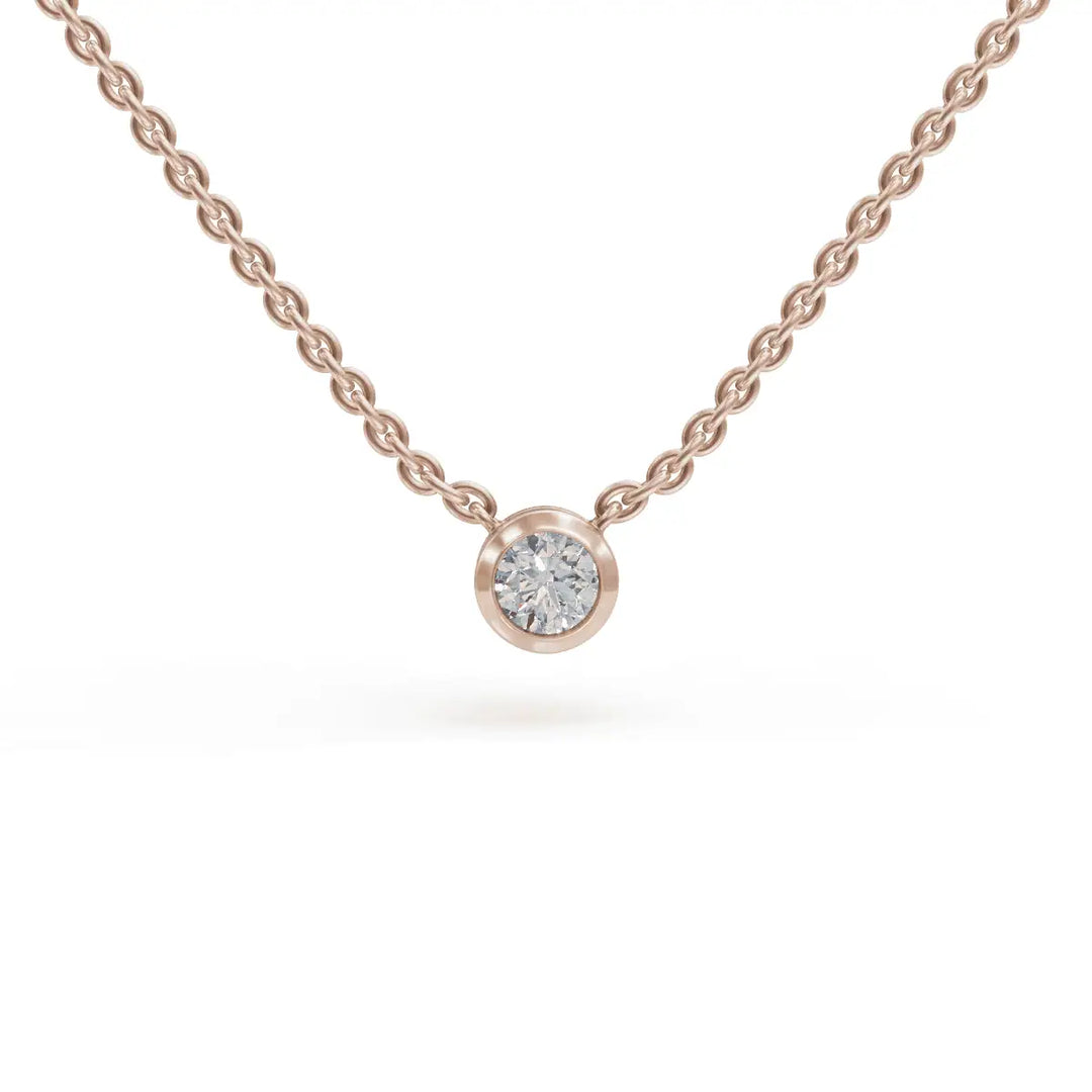 Solitiare Pendant | Single DIamond Pendant