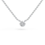 Load image into Gallery viewer, Solitiare Pendant | Single DIamond Pendant