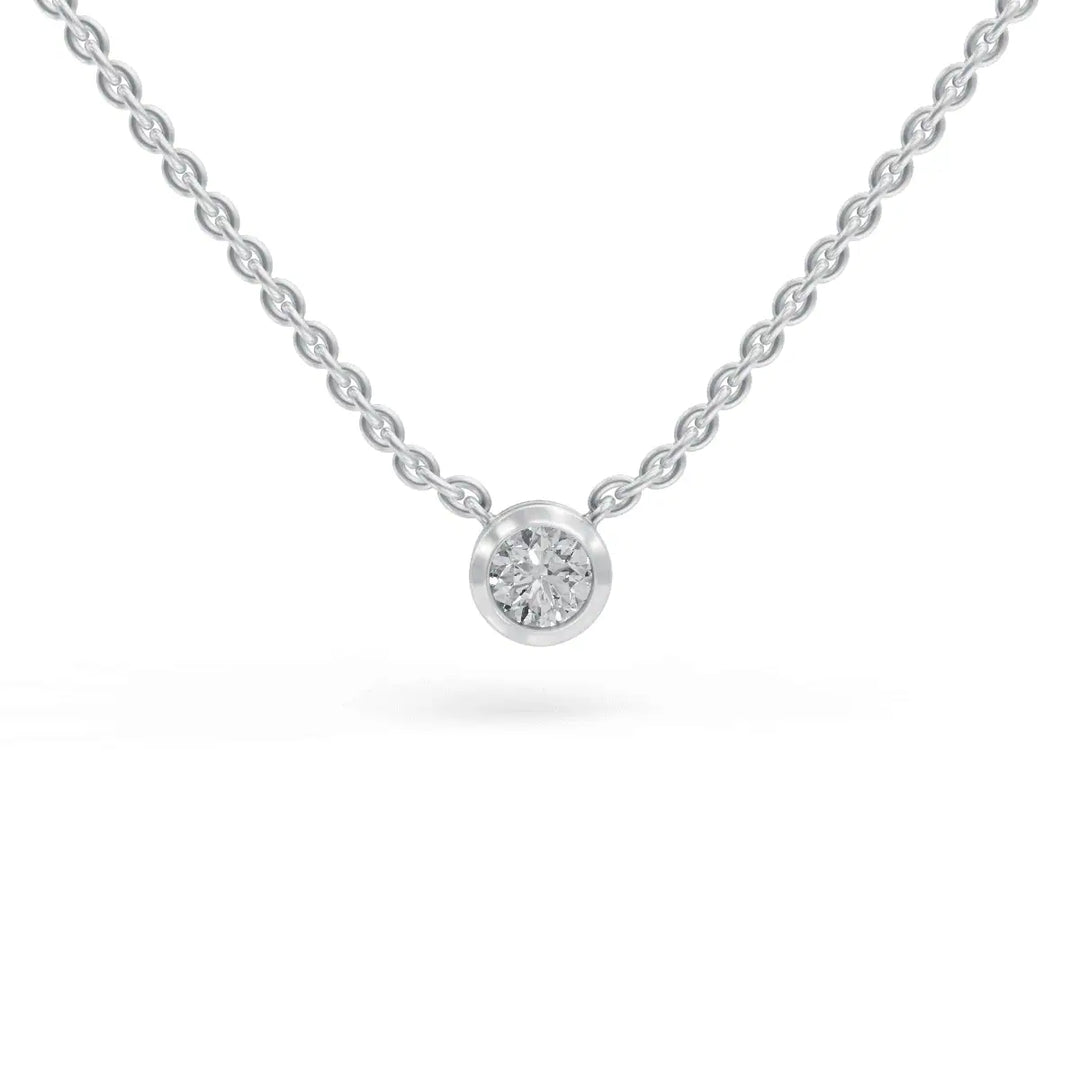 Solitiare Pendant | Single DIamond Pendant