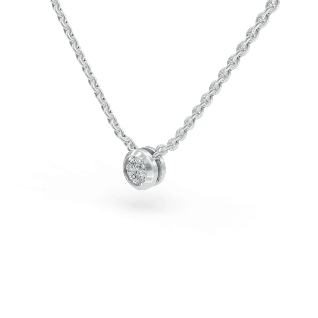 Solitiare Pendant | Single DIamond Pendant