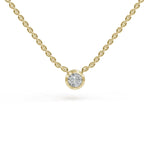Load image into Gallery viewer, Solitiare Pendant | Single DIamond Pendant