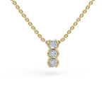 Load image into Gallery viewer, Trio Pendant | Three Diamond Pendant | Special Occasion Jewelry