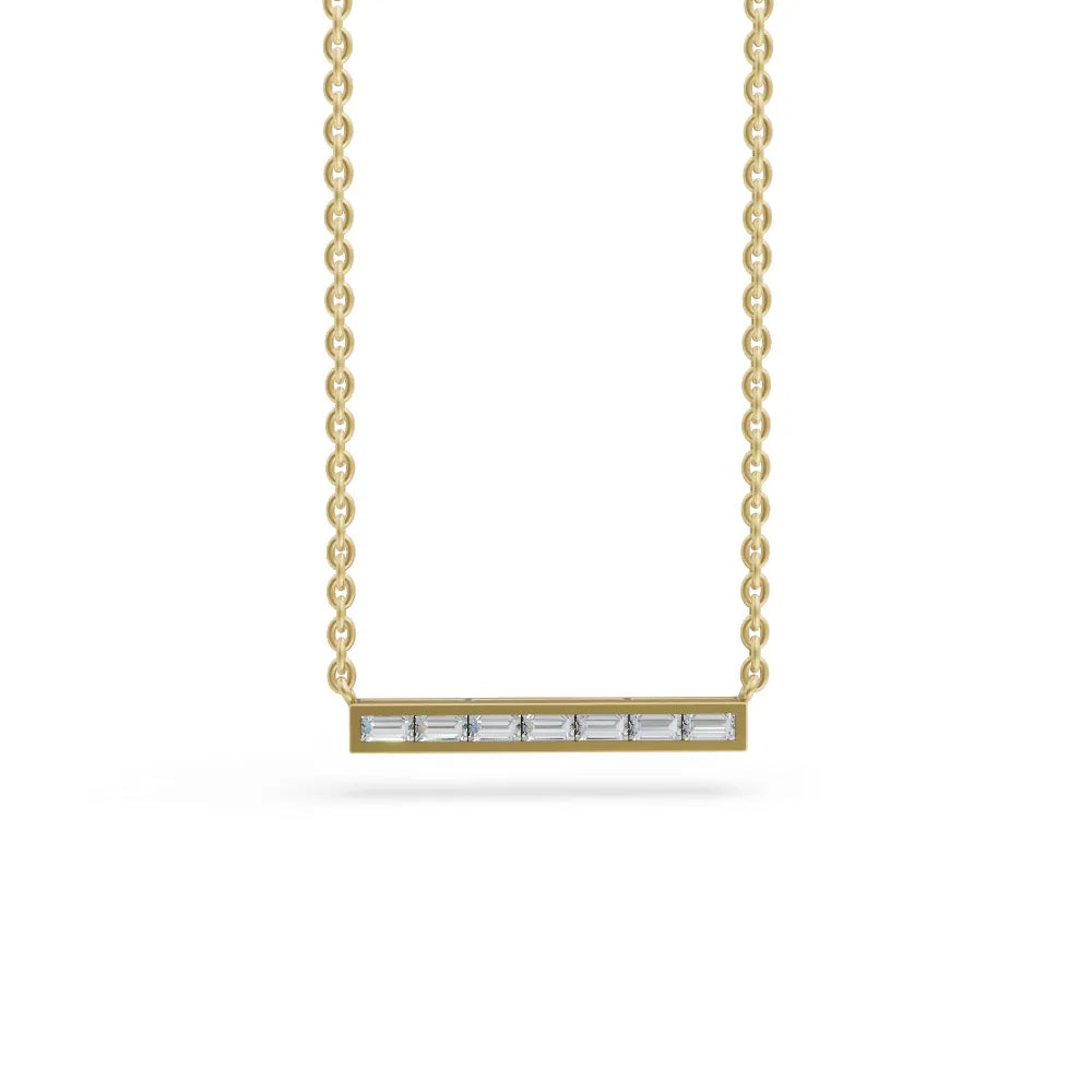 Bar Pendant | Diamond Pendant