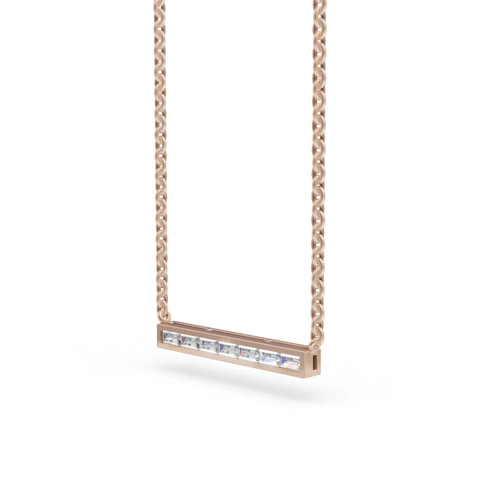 Bar Pendant | Diamond Pendant