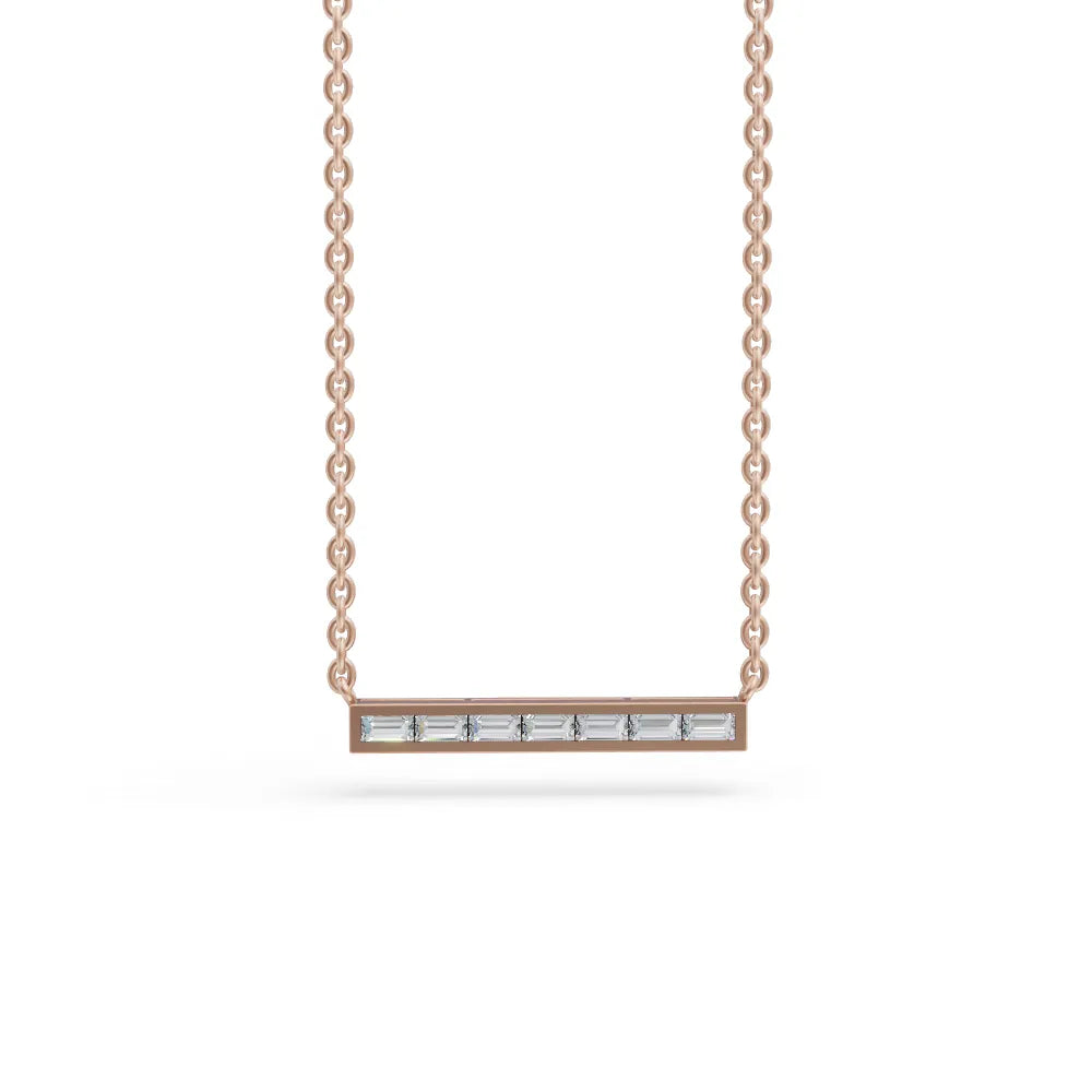 Bar Pendant | Diamond Pendant