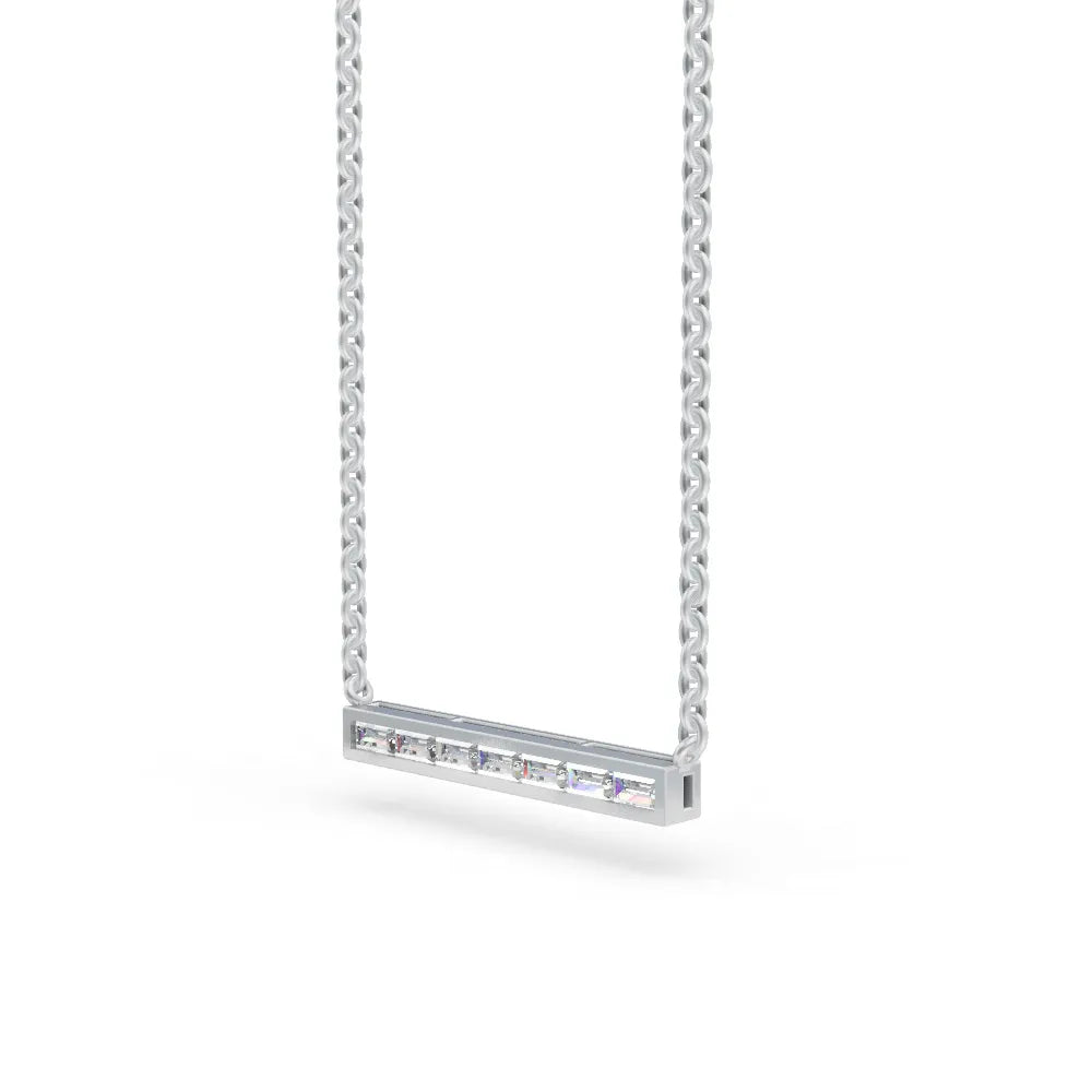 Bar Pendant | Diamond Pendant