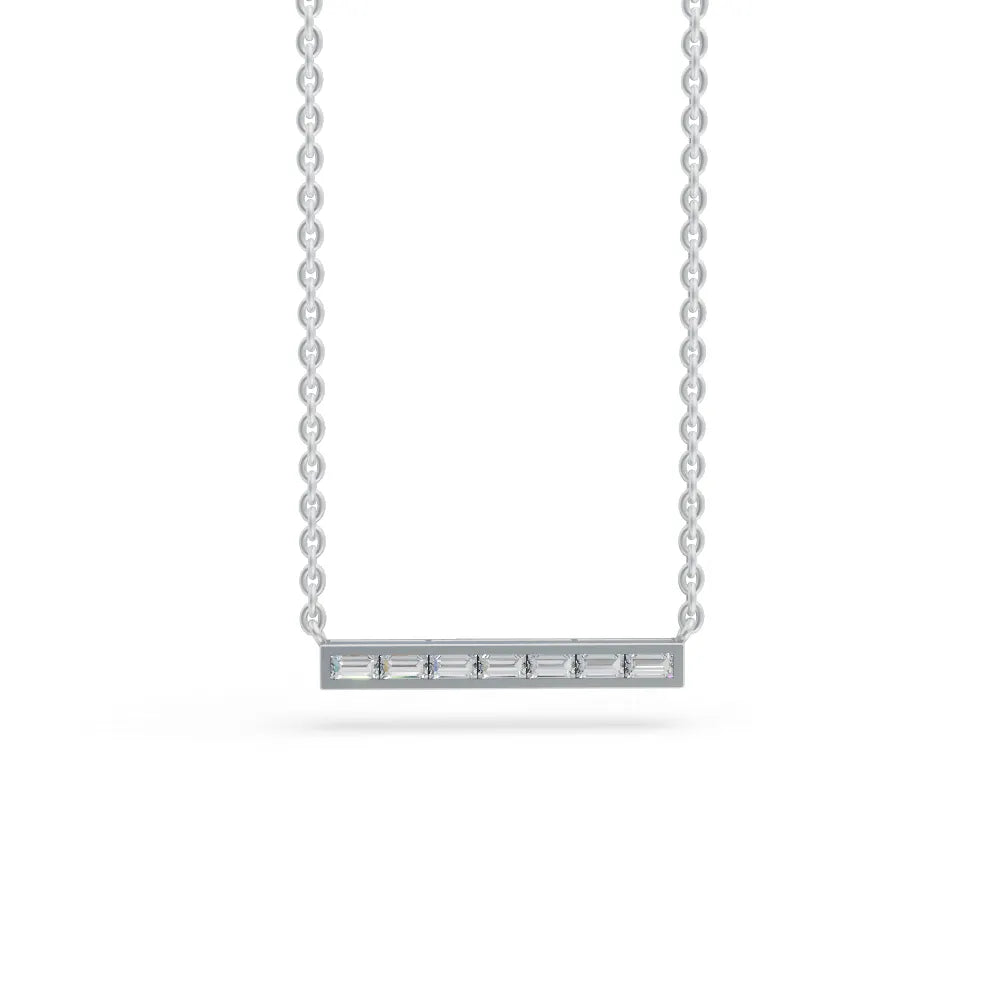 Bar Pendant | Diamond Pendant