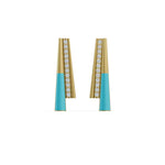 Load image into Gallery viewer, Blue lagoon 925 Sterling Silver Lab Grown Diamond Earrings