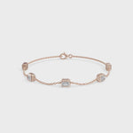Load and play video in Gallery viewer, Chic Diamond Bracelet | Diamond Ladies Bracelet