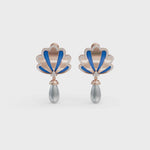 Load and play video in Gallery viewer, Twilight Pear Earrings | Diamond Earrings For Women | Earrings Studs