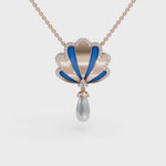 Load and play video in Gallery viewer, Ocean Fanfare Pendant | Diamond Pendant | Lifestyle Jewelry