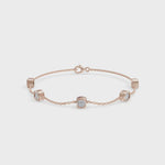 Load and play video in Gallery viewer, Princess Diamond Bracelet | Diamond Bracelets For Ladies | Diamond Bracelets
