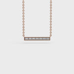 Load and play video in Gallery viewer, Bar Pendant | Diamond Pendant