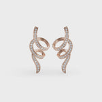 Load and play video in Gallery viewer, Swish Whirl Earrings | Earrings For Wedding | Statement Earrings