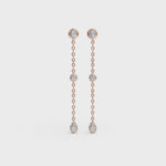 Load and play video in Gallery viewer, Shimmer Shade Diamond Earring | Diamond Drop Earrings