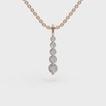 Load and play video in Gallery viewer, Long Drop Diamond Pendant | Diamond Pendant | Diamond Jewellery