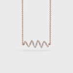 Load and play video in Gallery viewer, Wavelet Pendant | Diamond Pendant For Women