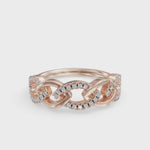 Load and play video in Gallery viewer, Chain Ring | Women Chain Diamond Ring